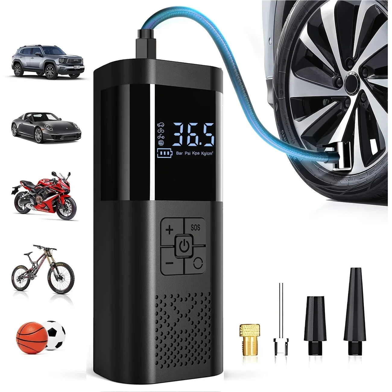 Portable Air Compressor 3X Faster